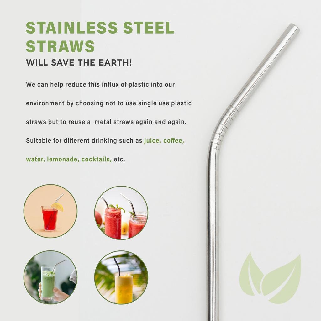 3pcs Set Bao Sheng Stainless Steel Straw Darvaza Special Giveaway Rs 330