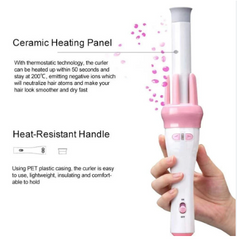 360° Rotation Automatic Ceramic Hair Roller Curling Iron Styling Wand - Ceramic Professional Automatic Curler