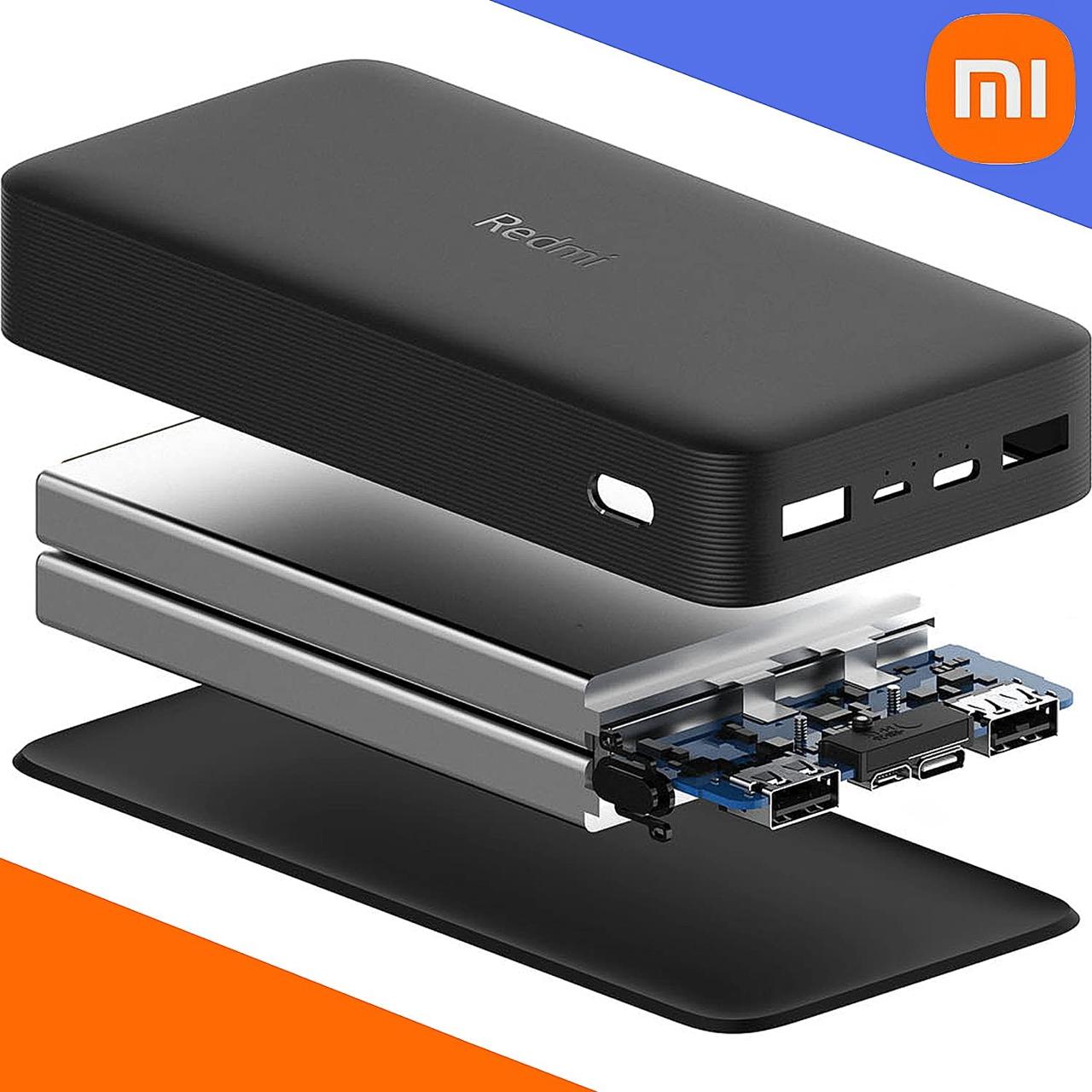 Original Redmi 20000 mah Fast Charging Li-Polymer Power Bank For Charge Your Phone and Other Devices and Gadgets Anywhere