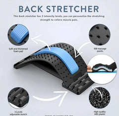 Back Stretcher Back Board for Back Pain Relief by Aligner Lower Back Stretching Rs 1299