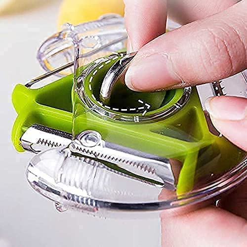 (Pack of 3) Multifunctional 3 in 1 Vegetable and Fruit Peelers with 3 Blades Stainless Steel Shredder Slicer