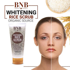 BNB 3 in 1 Rice Extract & Glow Kit Included Rice Face Wash, Rice Scrub and Rice Face Mask