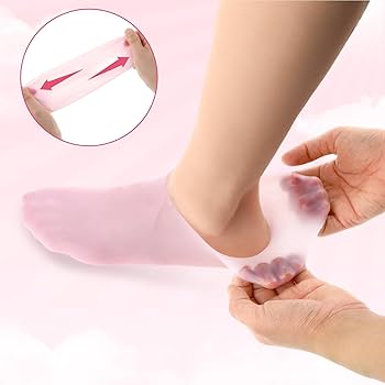 Buy 1 Pair Get 1 Pair Free Offer 4 Pcs Silicone Moisturizing Socks for Foot Care