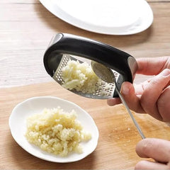 2 Pcs Manual Garlic Chopper Stainless Steel Garlic Press For Kitchen