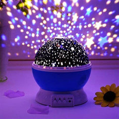 360 Degree Moon Night Light Lamp Projector With Colors And Usb Cable, Lamp For Kids Room Night Bulb