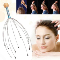 (Pack of 2) Octopus Head Massager Scalp Relaxation for Relieve Fatigue and Pressure