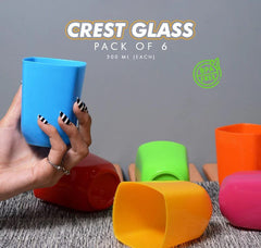 Crest Glass Pack of 6