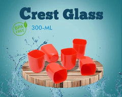 Crest Glass Pack of 6