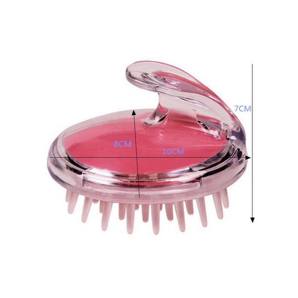 (Pack of 2) Hair Shampoo Brush Soft Silicone Scalp Massager