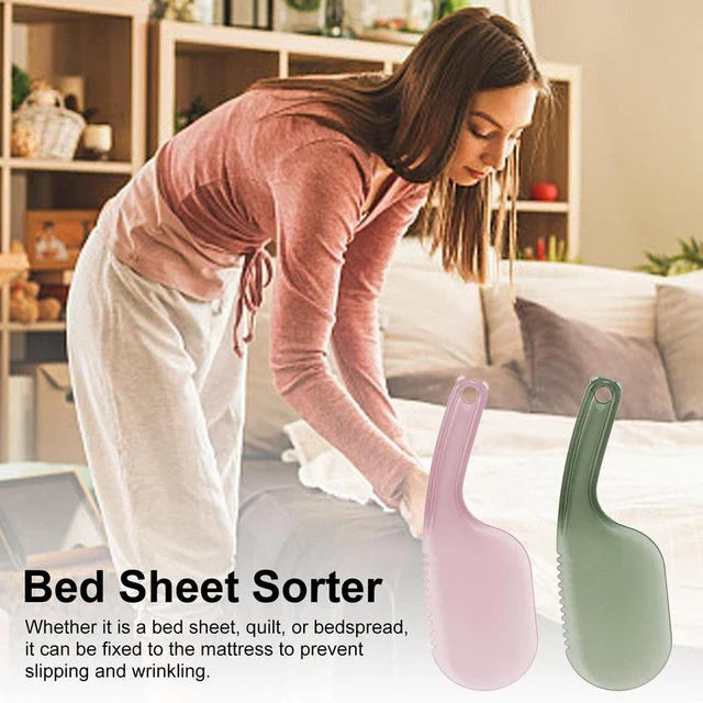 (Pack of 2) Multifunctional Bed Sheet Durable Plastic Tucking Paddle Tool Make Bedsheet Change Easy