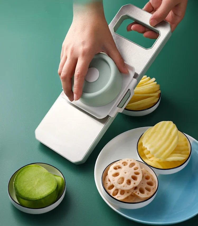 5in1 Multifunctional Vegetable Slicer, Potato Grater, Shredder, Scraper, Shredder, Artifact, Household, Kitchen