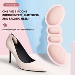 2 Pairs Women High Heels Liner Grip Insole Adhesive Stickers Protector For Foot Pain Relief (4 Pcs)