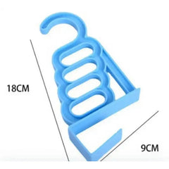 (Deal of 6 Pcs) Multi-Function Wardrobe Over The Door Multi Hanger Holder with 5 Holes for Clothing and Towel