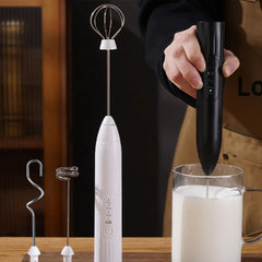 2 In 1 Electric Rechargeable Handheld Coffee and Egg Beater and Mixer &amp; Milk Frother