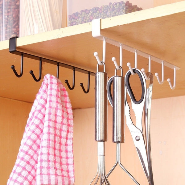 Buy 1 Get 2 Free Offer Imported Home Seamless Kitchen Storage Rack Nail-Free Hanging Wrought Wardrobe Hook Shelf Organizer Hanging Rack Rs 799