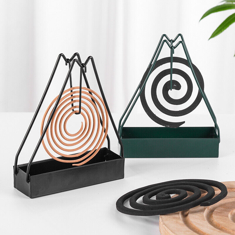 Fireproof Triangle Mosquito Coil Holder Stand in Iron